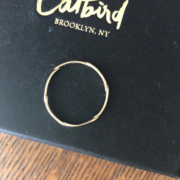 Catbird Candy Wrapper Gold Ring - Picture 12 of 16